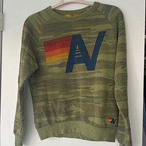Aviator Nation Olive Sweatshirt